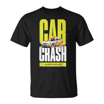 Survivant D'un Accident Deoiture Collision D'épave Deoiture T-Shirt - Cadeauxyz