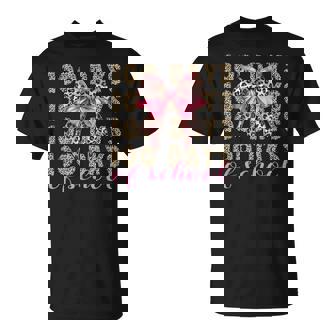 I Survived 100 Days Of School 100Th Day Of School Leopard T-Shirt | Mazezy