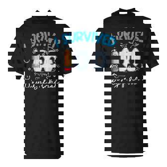 I Survived 100 Days Of School Teacher Student T-Shirt | Seseable FR