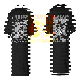 I Survived 67 Days Of School Teachers Students Retro T-Shirt | Mazezy