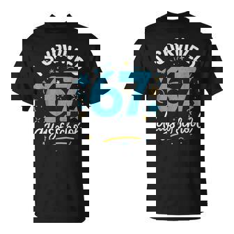 I Survived 67 Days Of School For Teachers Students Six Seven T-Shirt - Monsterry