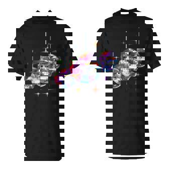 Süßer Ball Disco Lustige Tänzerin 70Er Jahre Tanzlehrer T-Shirt - Seseable