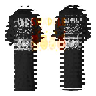 Swaddle Specialist Nicu Mother Baby Nurse Fall Thanksgiving T-Shirt | Seseable CA