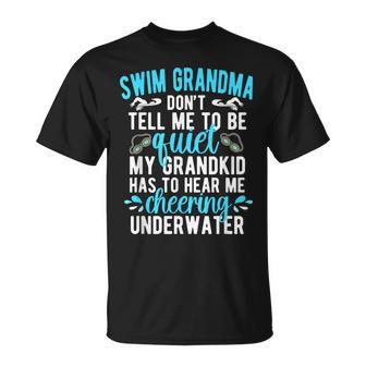 Swim Grandma Swimming Grandma Of A Swimmer Grandma T-Shirt - Thegiftio UK