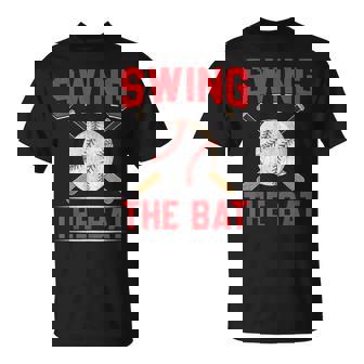 Swing The Bat I Baseball T-Shirt | Mazezy