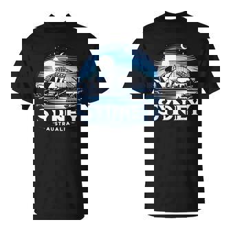 Sydney Australia New South Wales Opera House Bridge Souvenir T-Shirt | Mazezy