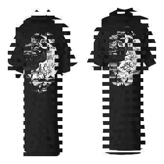 Symbole Yin Yang Noir Et Blancur La Nature Taijitu Yin Yang T-Shirt - Cadeauxyz