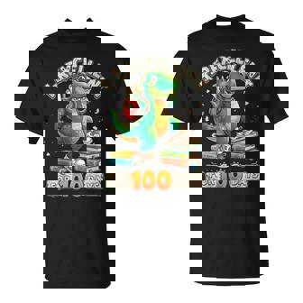T-Rexcellent For 100 Days Dinosaur T-Rex 100Th Day Of School T-Shirt - Thegiftio
