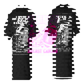 Tackle Breast Cancer Awareness Fighting American Football T-Shirt | Mazezy