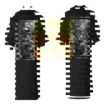 Tank Catelfie Avec Un Chat Patriotique Drôle Et Militaire T-Shirt - Cadeauxyz