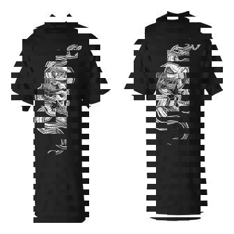 Tatouage Tête De Morterpent Pivoine Flash T-Shirt - Cadeauxyz