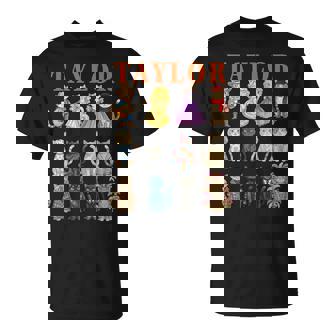 Taylor Groovy Name Cat 80'S Vintage Birthday Girls T-Shirt | Seseable CA