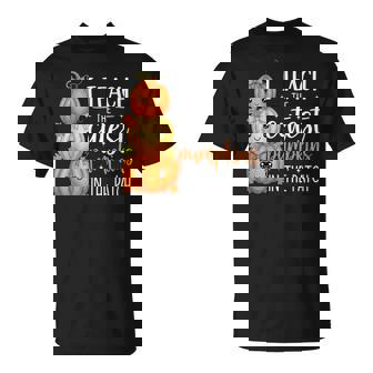 I Teach The Cutest Pumpkins In The Patch Fall Autumn Teacher T-Shirt | Seseable FR