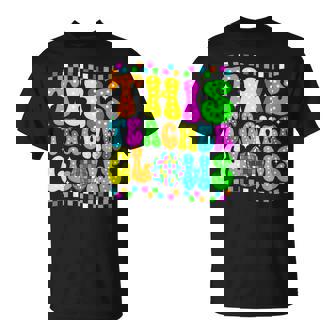 This Teacher 80S 90S Teachers's Day Glows Last Day Of School T-Shirt - Monsterry