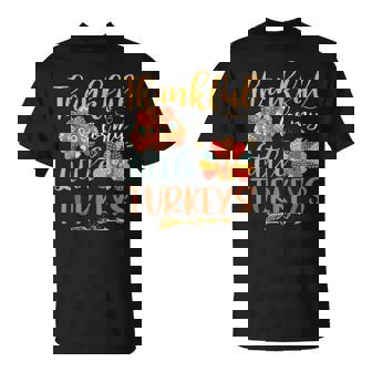 Teachers Thanksgiving Fall Thankful For My Little Turkey T-Shirt - Thegiftio