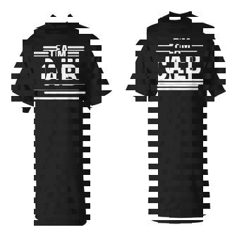 Team Caleb Family Name T-Shirt | Mazezy