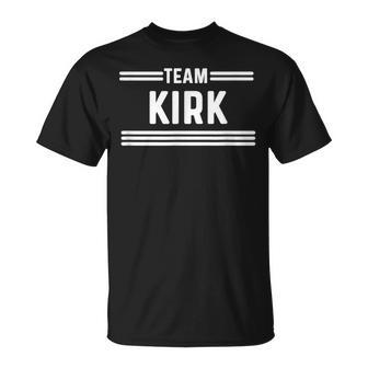Team Kirk Nom De Famille T-Shirt - Cadeauxyz