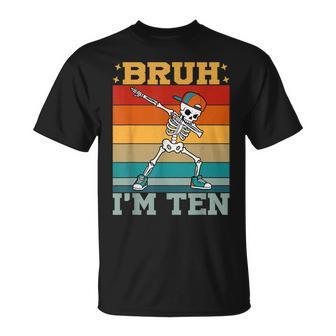 Ten Year Old Boy Bruh Im 10 Year Old Boy Birthday T-Shirt - Thegiftio