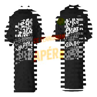 Tennis Apéro Homme Humour Idée Cadeau Tennisman Drôles Bière T-Shirt - Cadeauxyz