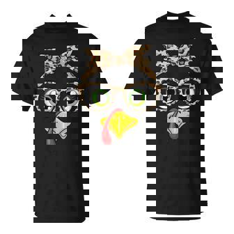 Thanksgiving Outfit For Turkey Leopard T-Shirt | Seseable CA