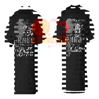 That's My Grandson Out There Basketball Grandma Mother's Day T-Shirt | Mazezy