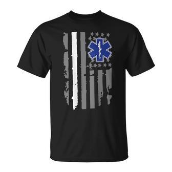 Thin White Line Proud Ems Emt Paramedic Nurse Medical Crew T-Shirt - Thegiftio UK