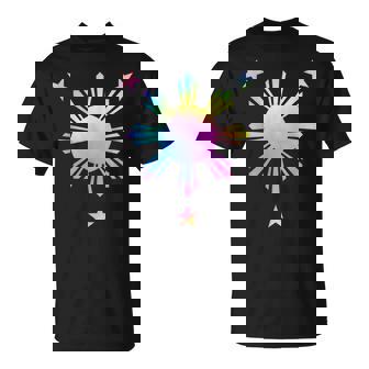 Tie Dye Philippines Flag Cute Filipino Pinoy Filipina Girls T-Shirt | Mazezy