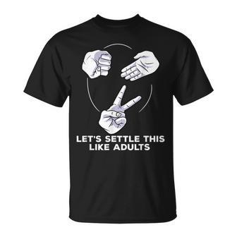 Tijeras De Papel De Piedra Divertida Camiseta unisex - Regaloses