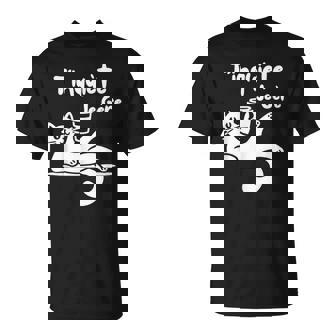 T'inquiète Je Gere Chat Humoristique Café Humour T-Shirt - Cadeauxyz