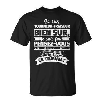 Tourneur-Fraiseur Bienur Jeuis T-Shirt - Cadeauxyz