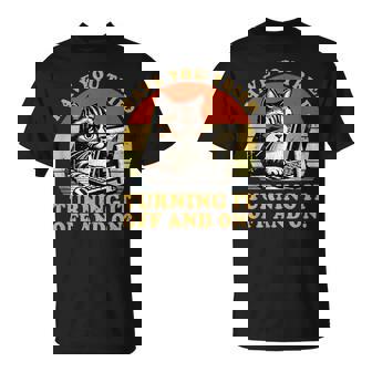 Have You Tried Turning It Off And On Tech-Support Humor Cat T-Shirt - Monsterry