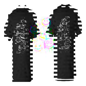 Trippy Vaporwave EDM Rave Festival House Techno Tee T-Shirt | Mazezy