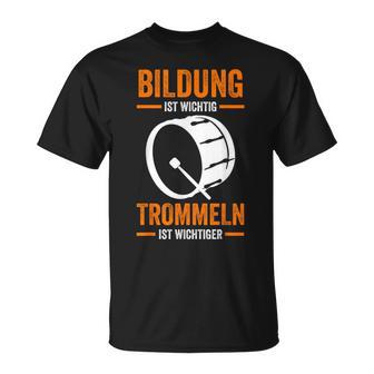 Trommel Drummer Trommler Drumsticks Musiker T-Shirt - Geschenkecke