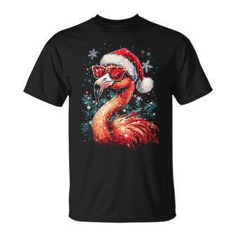 Tropischer Flamingo Weihnachten T-Shirt - Geschenkecke