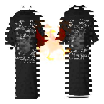 Turkey Gravy Beans And Rolls Thanksgiving Toddler Boys T-Shirt | Mazezy