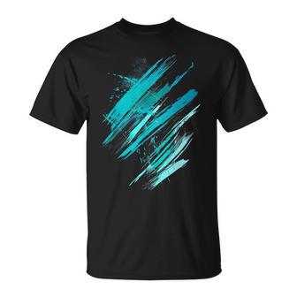 Turquoise And Black Running Graphic T-Shirt - Thegiftio UK