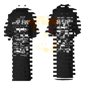 Types Of Cat Loaf Cute Kitten Kawaii Cats Cat Lover T-Shirt | Seseable CA