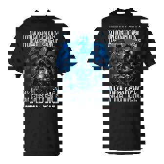 Umano Per Caso Alpha Perceltatrano Divertente Alpha Wolf Meme Maglietta - Novitaregali