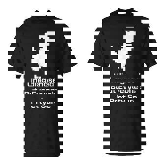 Undiagnosed But Everyone's Pretty Sure Ironic Mental Health T-Shirt | Mazezy