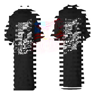 Usa 250 Years Eagle 1776-2026 Flag 250Th Anniversary T-Shirt - Thegiftio