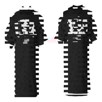 Usa Flag Patriotic American Flag 4Th Of July Usa Graphic T-Shirt - Monsterry