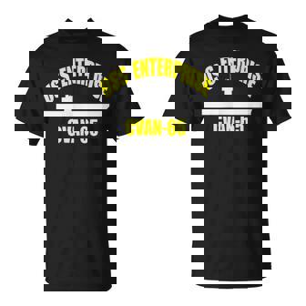 USS Enterprise CVAN-65 Aircraft Carrier Veteran Father Day T-Shirt | Mazezy