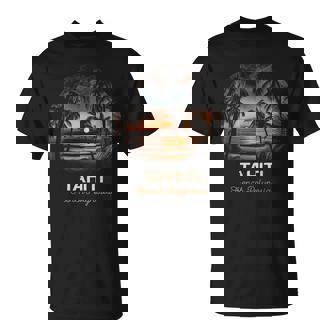 Vacation Souvenir Palm Tree Tahiti T-Shirt - Thegiftio
