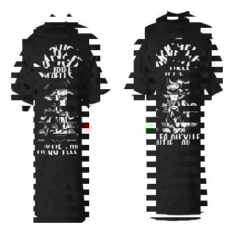 Vache Fille Ado Motif Maache M'appelle T-Shirt - Cadeauxyz