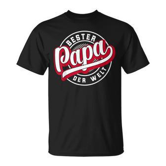 Vatertag 2025 Geburtstagater Bester Papa Der Welt T-Shirt - Geschenkecke