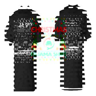 Vehicle Restoration Christmas Pajama Shirt Holiday Xmas Tank Top T-Shirt | Mazezy