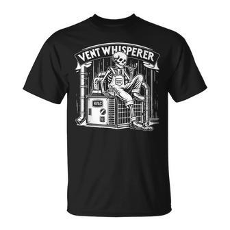 Vent Whisperer Respiratory Therapist Therapy Skeleton T-Shirt - Thegiftio UK