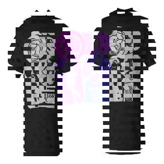 Vêtements De Basketympas Et Idées Cadeaux Classique Léger Noir Et Filles De Tous Âges À Col Roulé Manche Courteize T-Shirt - Cadeauxyz