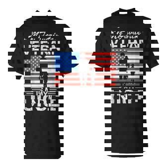 Veterans Day Military My Favorite Veteran Is My Uncle T-Shirt - Monsterry