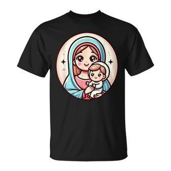 Vierge Marie Etaint Enfantersion Kawaii T-Shirt - Cadeauxyz